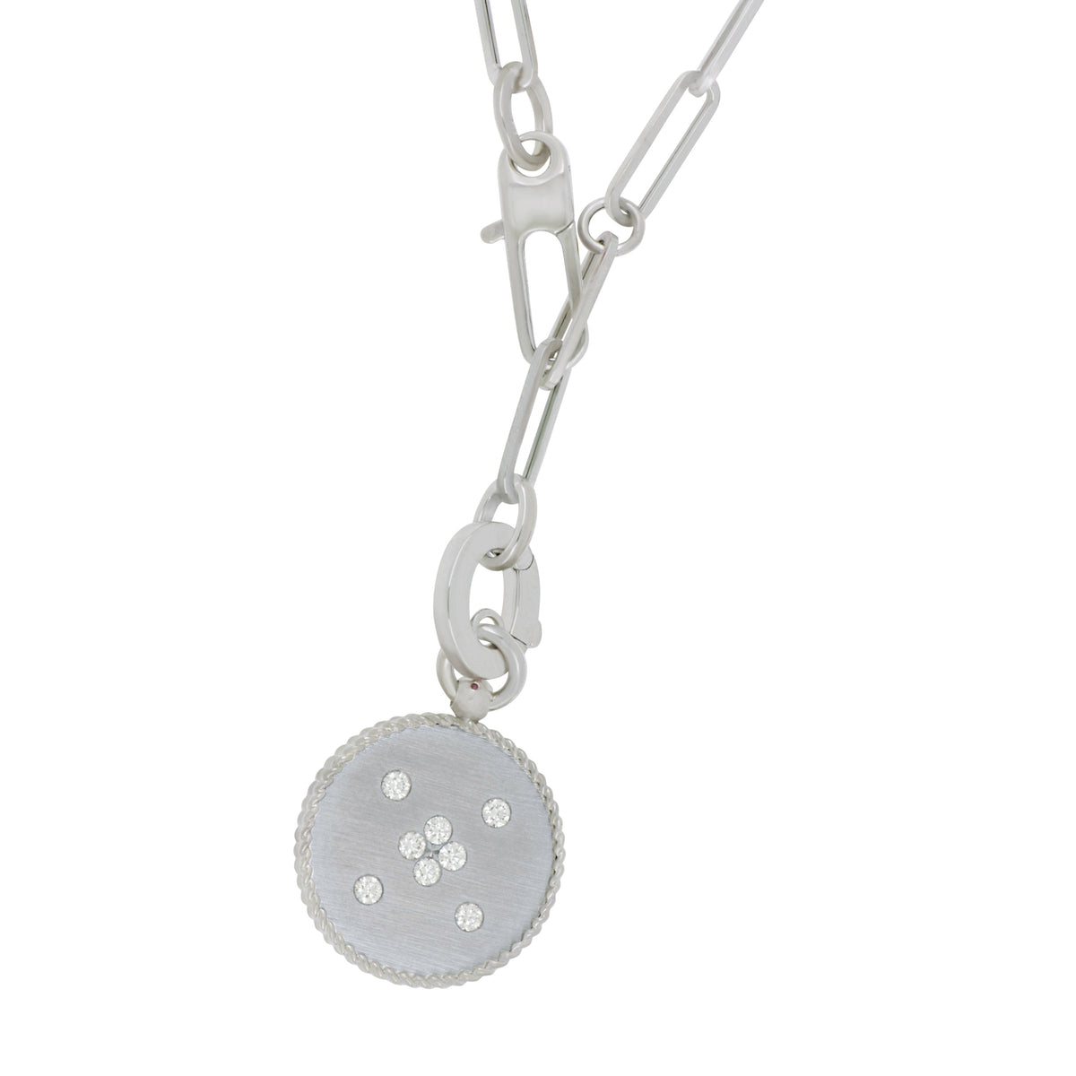 Idylle blossom white gold necklace Louis Vuitton Silver in White