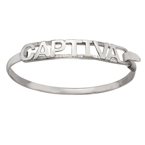 Sterling Silver 7" Captiva Island Bangle Bracelet