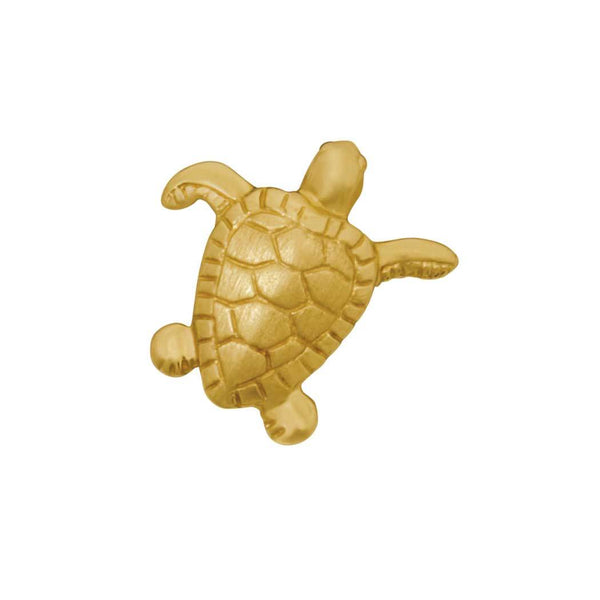 14k Yellow Gold Small Turtle Pendant