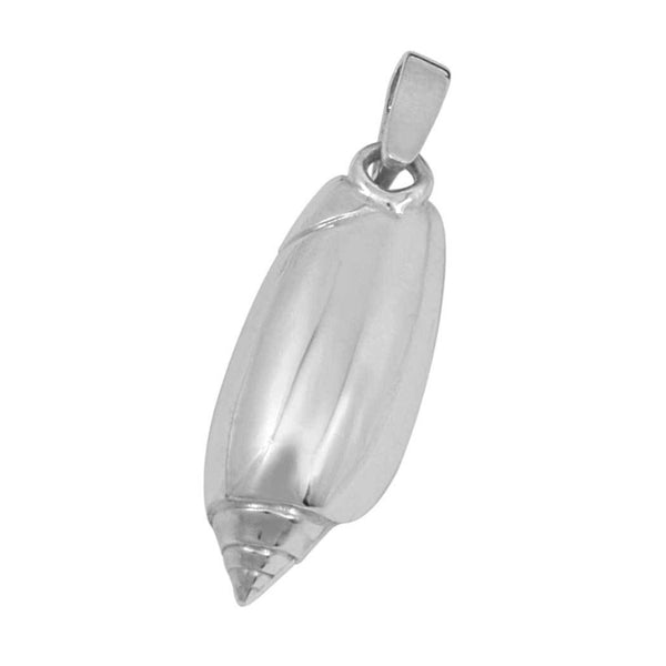 Sterling Silver Medium Full Body Olive Shell Pendant