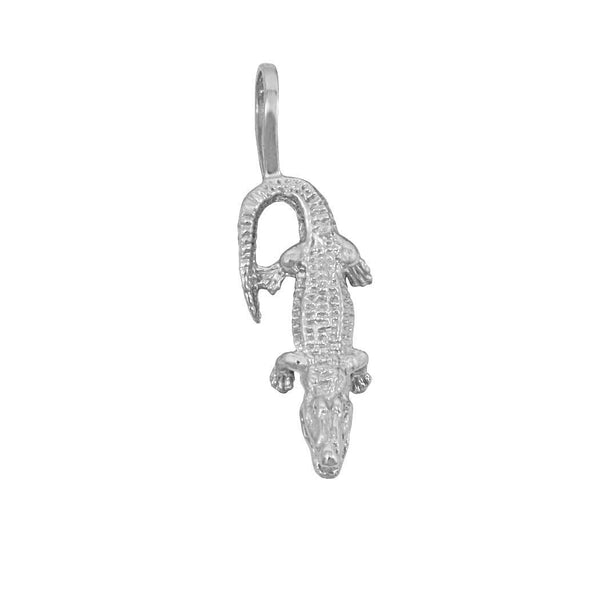 Sterling Silver Alligator Pendant