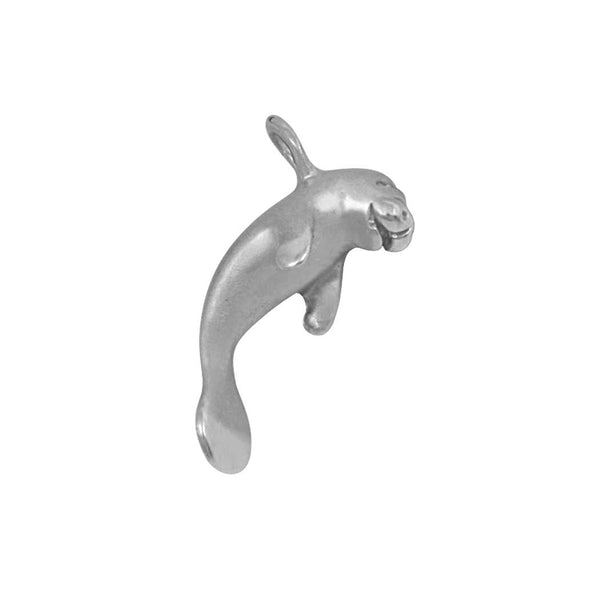 Sterling Silver Full Body Manatee Pendant