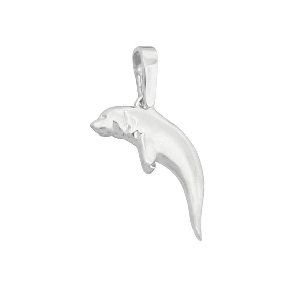 Sterling Silver Small Manatee Pendant