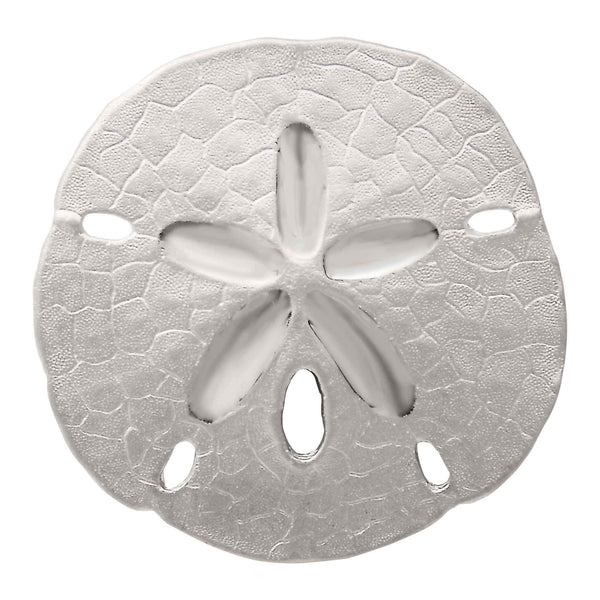 Sterling Silver Extra Large Sanddollar Pendant