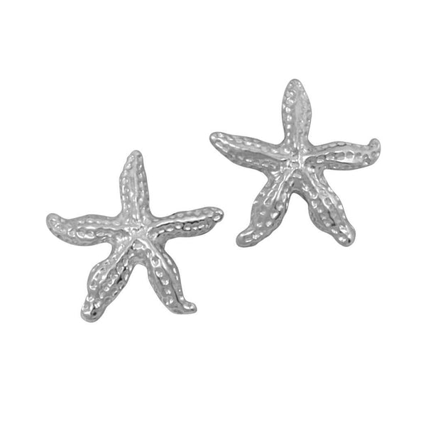 Sterling Silver Small Starfish Earrings