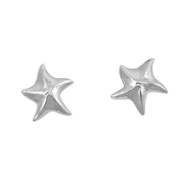 Sterling Silver Mini Starfish Earrings