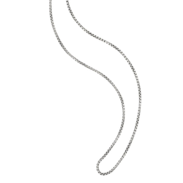 Sterling Silver Box Chain 18