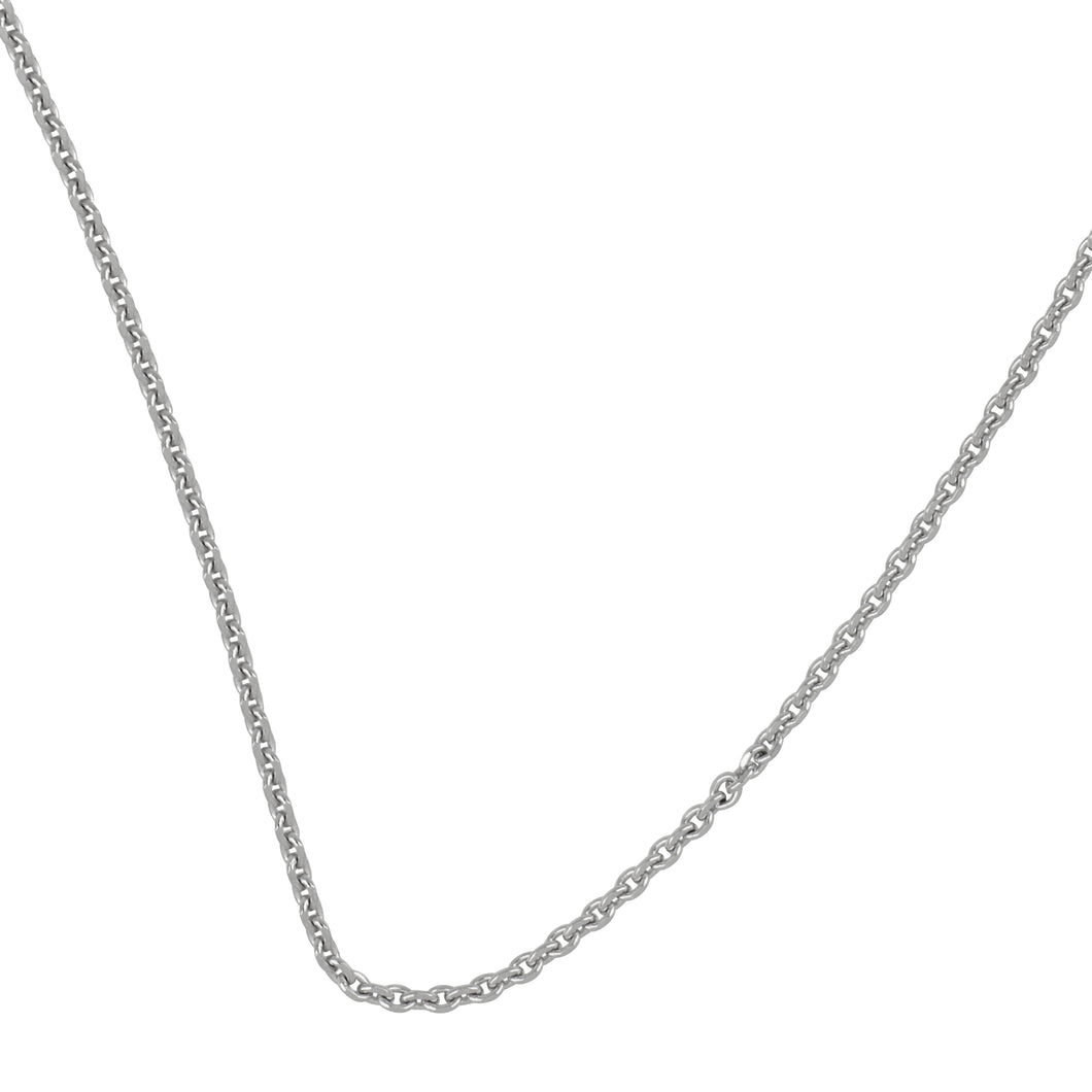 Sterling Silver 1.4mm Cable Chain 24