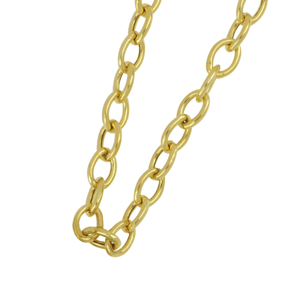 Syna 18 Karat Yellow Gold 18" Small Link Chain